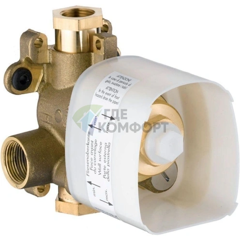 Скрытая часть для термостата AX ShowerCollection 12x12, 1 потреб (10754180) - фото 1