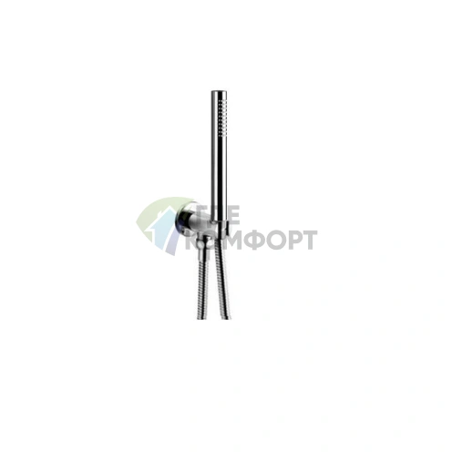 Душевой набор Fantini Venezia FIT с ручной лейкой, шлангом и держателем в цвете хром (29 02 5944) - фото 1