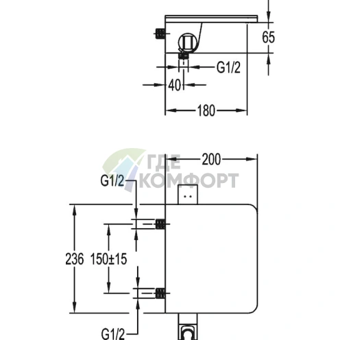 Смеситель для ванны с душем Cezares Cascado F VD 01 – стиль, надежность и комфорт - фото 2