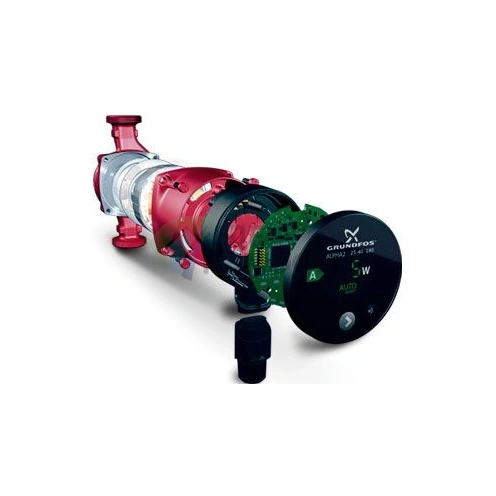 Циркуляционный насос Grundfos Alpha2 25-80 180 с гайками - фото 3