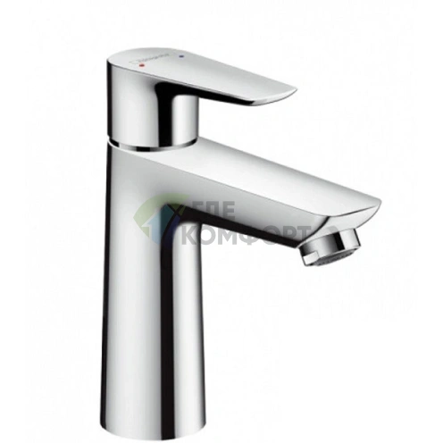 Смеситель для раковины Hansgrohe Talis E 110, хром, с донным клапаном Push-open (71711000) - фото 1