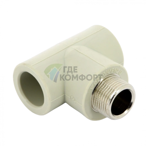 Тройник PPR с наружной резьбой 25x3/4 FV-Plast - фото 2