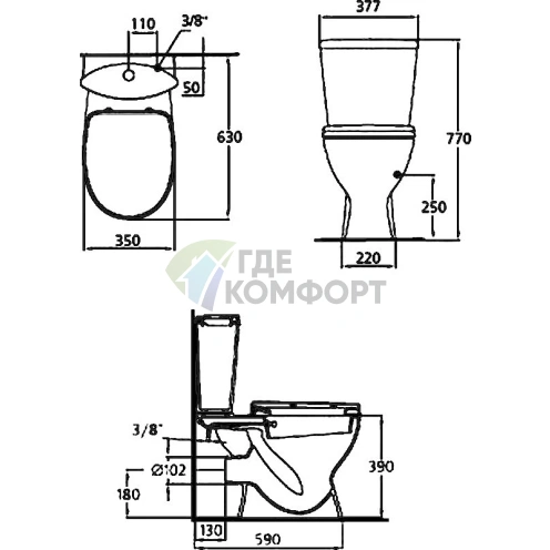 Умный унитаз-биде Ideal Standard Oceane Junior: компактный гигиенический комплекс - фото 4