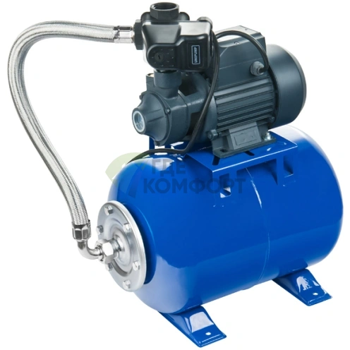 Насосная станция UNIPUMP AUTO QB 70 с гидроаккумулятором 24 л - фото 1