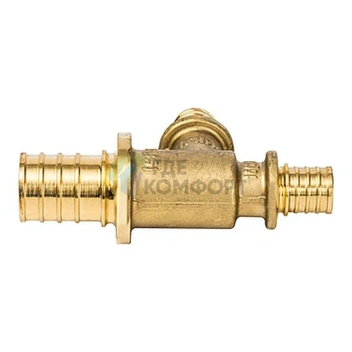 Stout Тройник переходной 25x16x16 для труб из сшитого полиэтилена аксиальный - фото 3