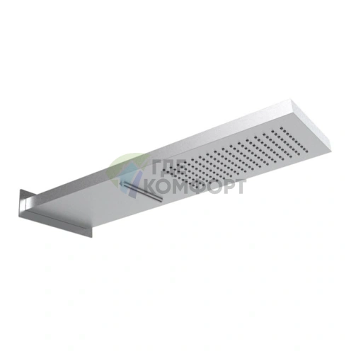Душевая лейка Almar SMART-2 настенная, 2 режима, нержавеющая сталь, 537x165 мм (E044199.MS) - фото 1