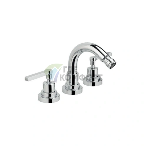 Смеситель для биде Nicolazzi Mac Kinley 05 на три отверстия, хром (2215CR29) - фото 1