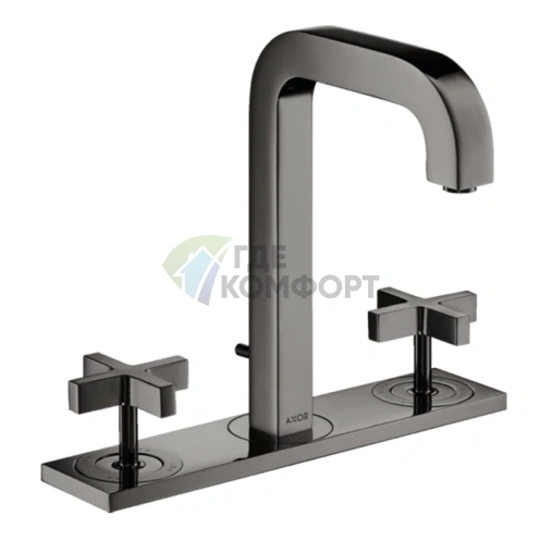 Смеситель для раковины AX Citterio в полированном черном хроме (39134330) - фото 1