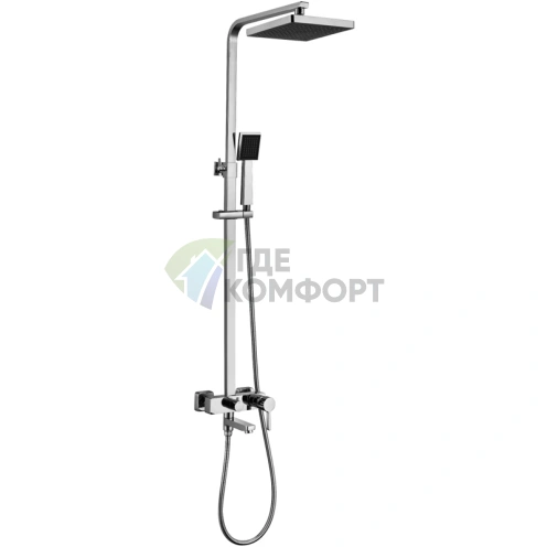 Душевая стойка Lemark Tropic LM7004C: тропический душ в вашей ванной - фото 1