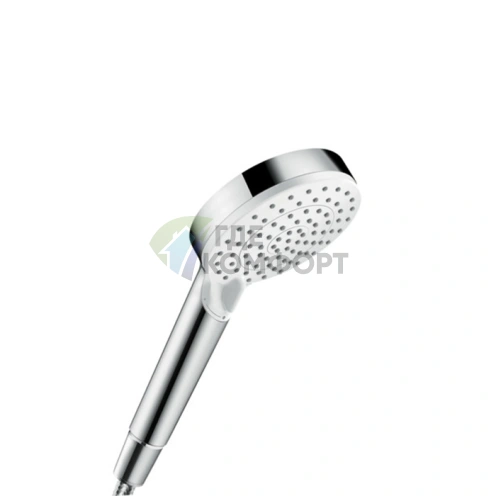 Ручной душ HG Crometta Vario d100 мм с функциями 2jet Rain и IntenseRain (белый/хром) (26330400) - фото 1