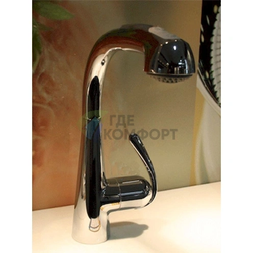 Смеситель Grohe Zedra для кухни с выдвижной лейкой - фото 3