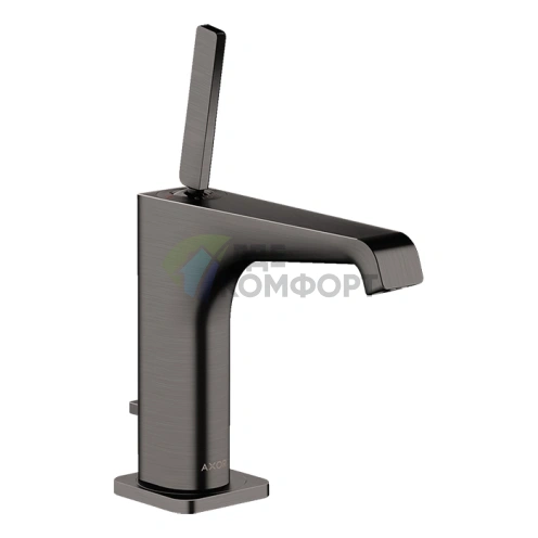 Смеситель для раковины AX Citterio E ComfortZone 125, шлифованный черный хром (36100340) - фото 1