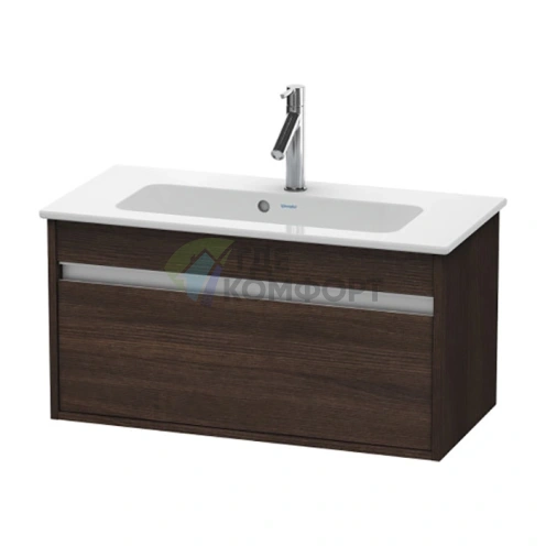 База под раковину Duravit Ketho 410x800x385 с выдвижным ящиком, цвет каштан темный (KT642305353) - фото 1