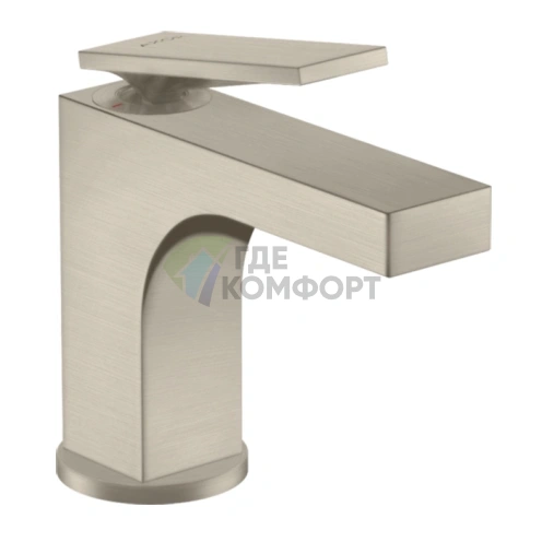 Смеситель для раковины AX Citterio 90 в цвете шлифованный никель (39022820) - фото 1