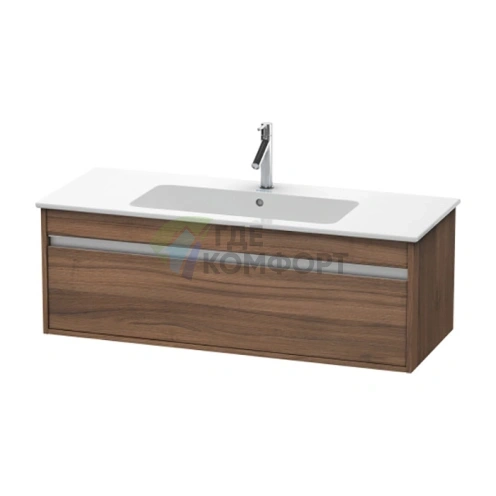 Пьедестал для раковины Duravit Ketho, ME by Starck, 1 ящик, 410x1200x475 мм, натуральный орех (KT642107979) - фото 1