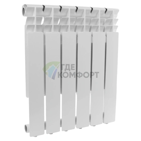 Радиатор алюминиевый Rommer Optima 500 6 секций - фото 1