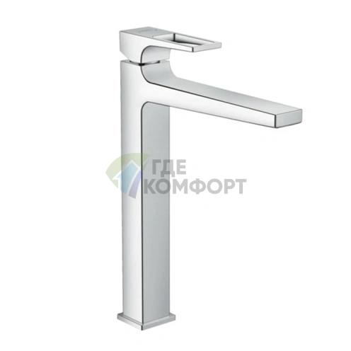Смеситель для раковины Hansgrohe Metropol 260, 1 отв., донный клапан Push-open, хром (74512000) - фото 1