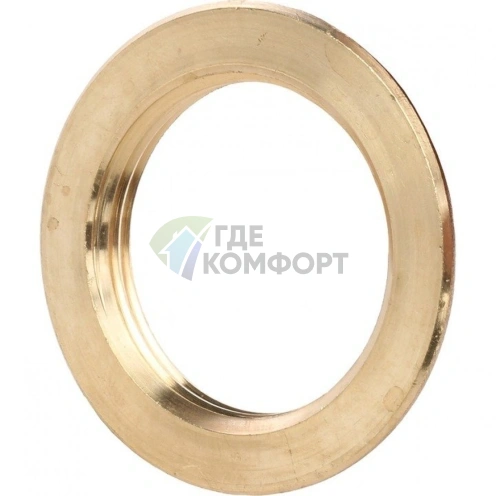 Контргайка STOUT с упором 1 1/4 латунная - фото 9