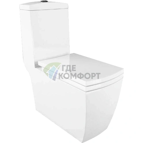 Унитаз-моноблок Arcus 050 белый - фото 1