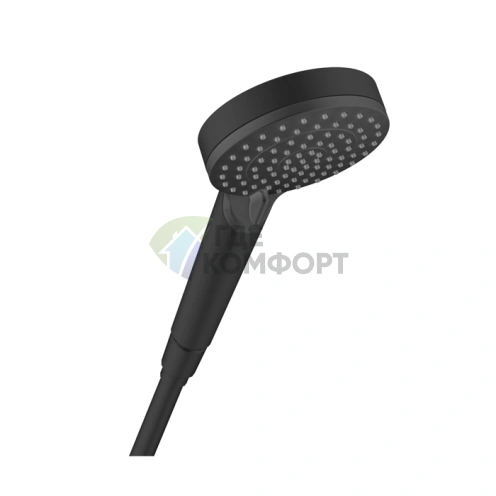 Ручной душ HG Vernis Blend Vario с режимами Rain и EcoSmart, матовый черный (26340670) - фото 1