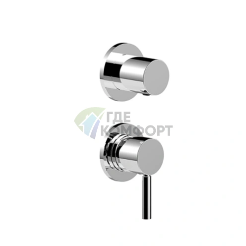 Встраиваемый смеситель для душа Fantini NOSTROMO (наружная часть), хром (50 02 G481B) - фото 1