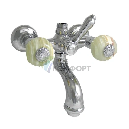 Смеситель для ванны Nicolazzi Onice настенный с изливом 155 мм (хром) (2100CR09O) - фото 1