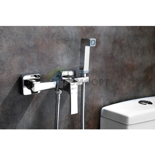 Смеситель Lemark Unit LM4518C с гигиеническим душем для ванной комнаты - фото 2