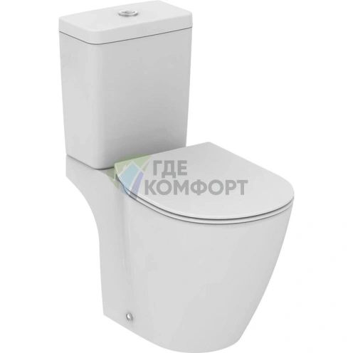 Унитаз-компакт Ideal Standard Connect AquaBlade с элегратной системой слива - фото 1