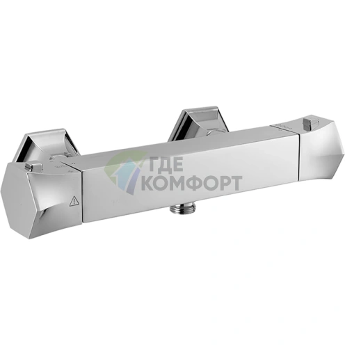 Термостатический смеситель для душа CISAL Cherie настенный, хром (CET0101021) - фото 1