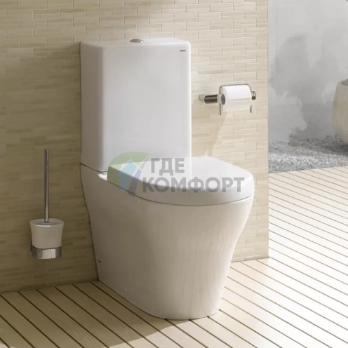Унитаз-компакт TOTO MH CW161Y с бачком MH SW10044G1 без сиденья - фото 2