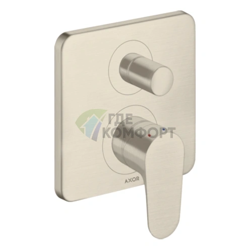 Смеситель для ванны AX Citterio M: шлифованный никель (34427820) - фото 1