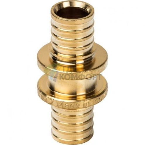 Муфта для труб из сшитого полиэтилена STOUT соединительная равнопроходная 16 аксиальная - фото 2