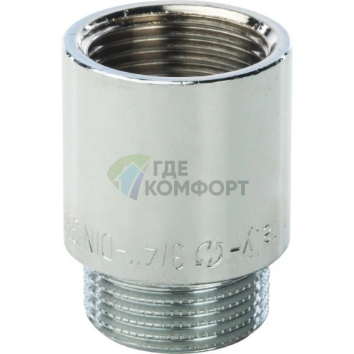 Удлинитель STOUT латунный 3/4 x 30 хромированный - фото 2