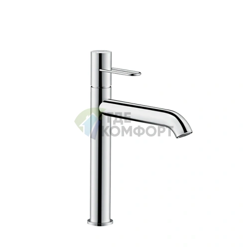 Смеситель для раковины AX Uno с донным клапаном, хром (38032000) - фото 1