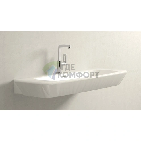 Стильный настенный смеситель Grohe Quadra 23297000 для раковины - фото 7