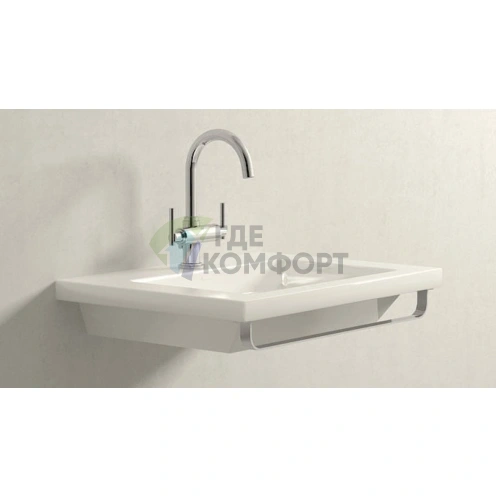 Смеситель для раковины Grohe Atrio 21022000: однорычажный, вертикальный, хром - фото 6