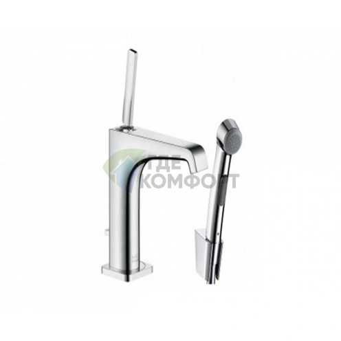 Смеситель для раковины AX Citterio E с гигиеническим душем и функцией биде, хром (36130000) - фото 1