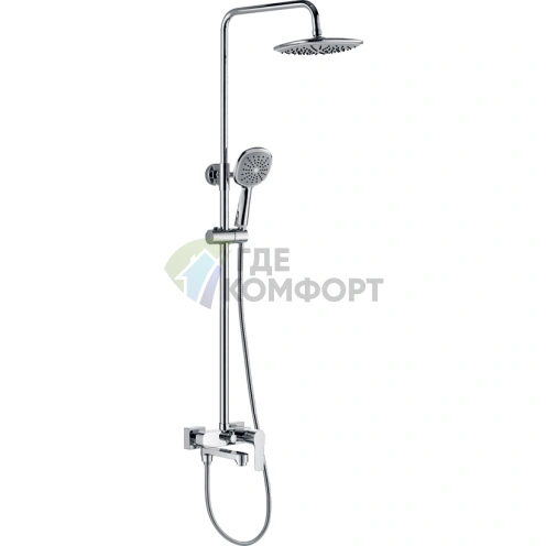 Душевая стойка Rush ST4235-40 угловая с верхним лейкой - фото 1