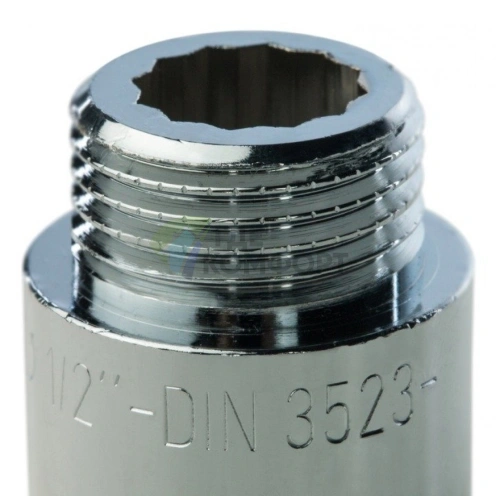 Удлинитель STOUT латунный 1/2 x 25 хромированный - фото 3