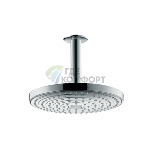 Верхний душ HG Raindance Select S 240 мм с технологией RainAir и шарнирным соединением, хром (26467000) - фото 1