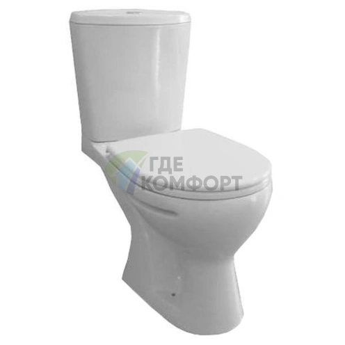 Унитаз подвесной Santeri Ультра компакт с сиденьем - фото 1