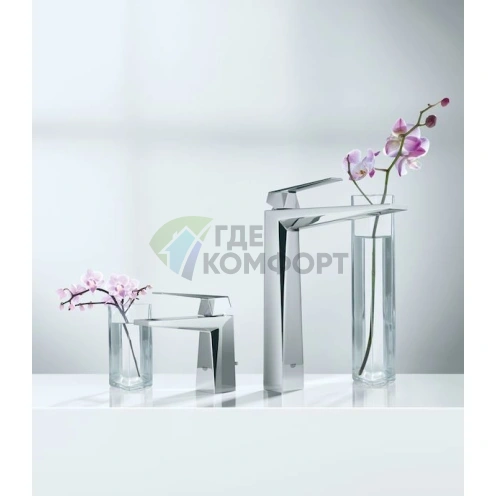 Смеситель для раковины Grohe Allure Brilliant с хромированным покрытием - фото 2