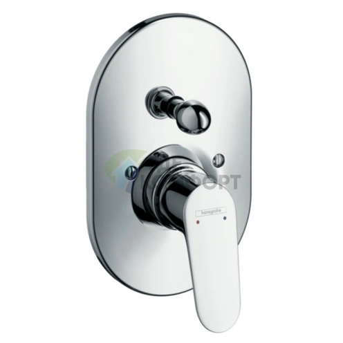 Встраиваемый смеситель Hansgrohe Focus для ванны с вакуумным переключателем (31947000) - фото 1