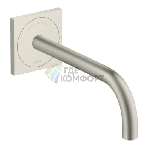 Бесконтактный электронный смеситель AX Uno: Элегантность и комфорт в стиле «сталь» (38120800) - фото 1