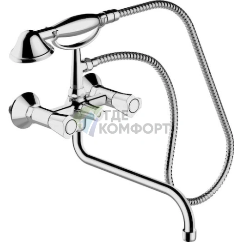 Смеситель Bravat Duo универсальный для кухни (7F6133186CP-LB-RUS) - фото 1