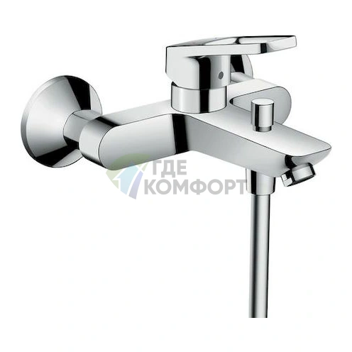 Смеситель Hansgrohe Logis Loop 71244000 для ванны с термостатом и душем - фото 1