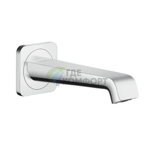 Излив для ванны AX Citterio E настенный, 180 мм, хром (36425000) - фото 1