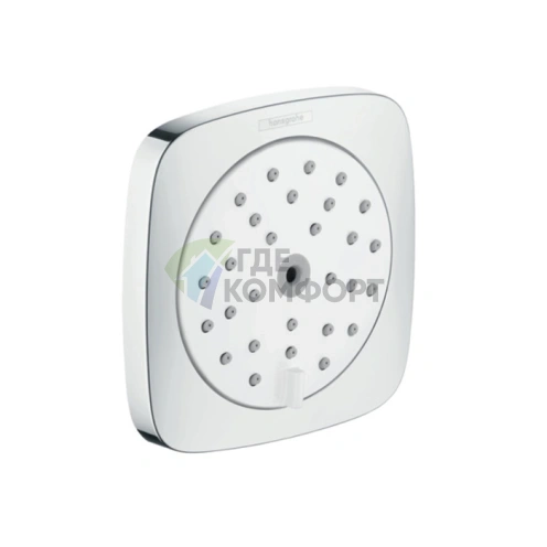 Боковая форсунка HG PuraVida 100 1jet RainAir, G1/2, белый/хром (28430400) - фото 1