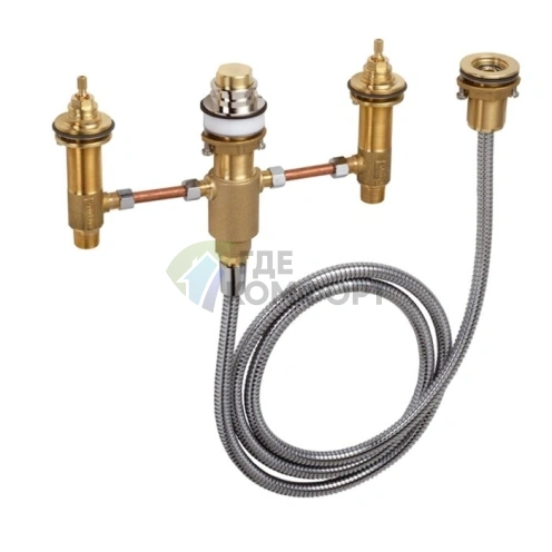 Скрытый смеситель Hansgrohe для ванны на 4 отверстия (13244180) - фото 1