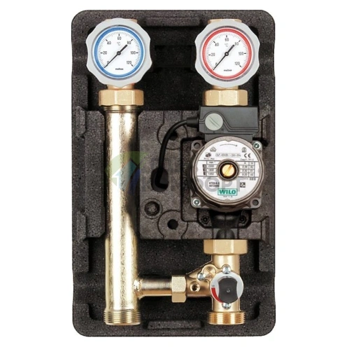 Насосная группа Meibes MK 1 с насосом Wilo Stratos Para 25/1-7 cо смесителем ME 66831.31 WI L - фото 1